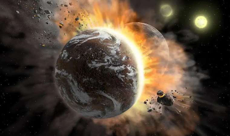 Güneş sistemine benzeyen yıldız bilim dünyası ikiye böldü: Kuyruklu yıldız mı çarptı? Gezegen mi çarptı?