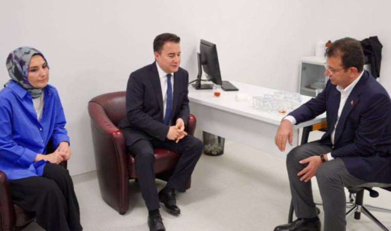 İmamoğlu’ndan babasını kaybeden Babacan’a taziye ziyareti