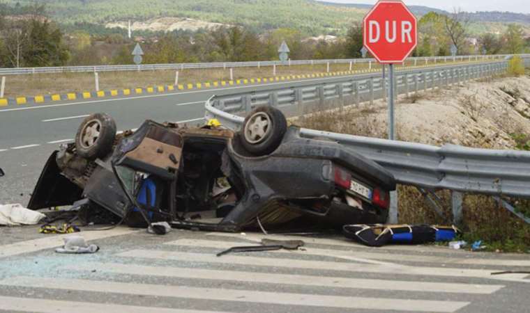 Kastamonu’da feci kaza: 1 ölü, 3’ü ağır 4 yaralı