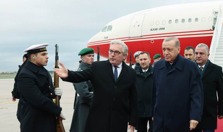 Erdoğan, Almanya’ya geldi