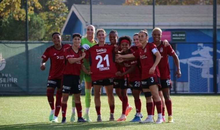 Beşiktaş Kadın Futbol Takımı’ndan farklı galibiyet