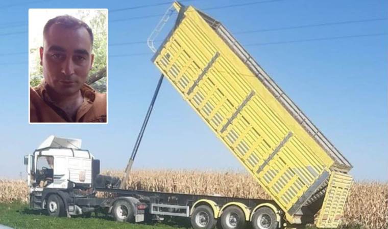 Damperi yüksek gerilim hattına temas eden kamyon şoförü hayatını kaybetti