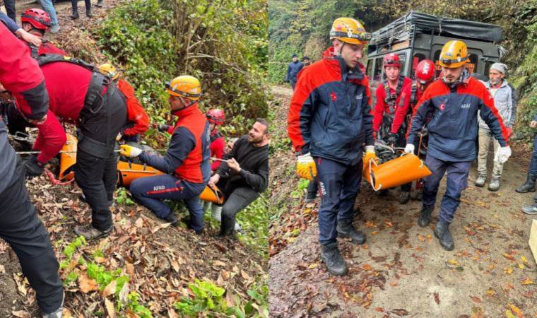 Dere yatağına düşen kamyonetin sürücüsü öldü
