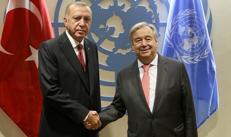 Son dakika… Erdoğan, BM Genel Sekreteri Guterres ile görüştü