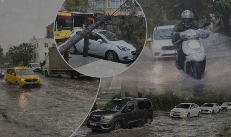 Türkiye’yi sağanak vurdu: Yollar göle döndü, ev ve işyerlerini su bastı