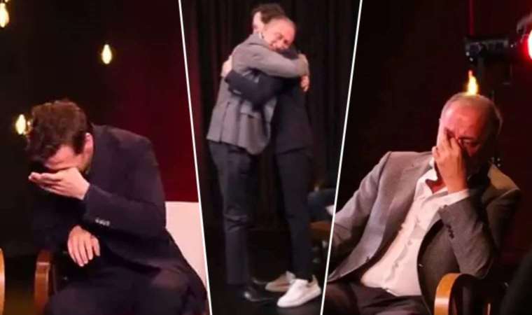 ‘Atatürk’ü anlatırken duygulanan Fatih Altaylı dayanamayıp ağladı, Aras Bulut İynemli’ye sarıldı