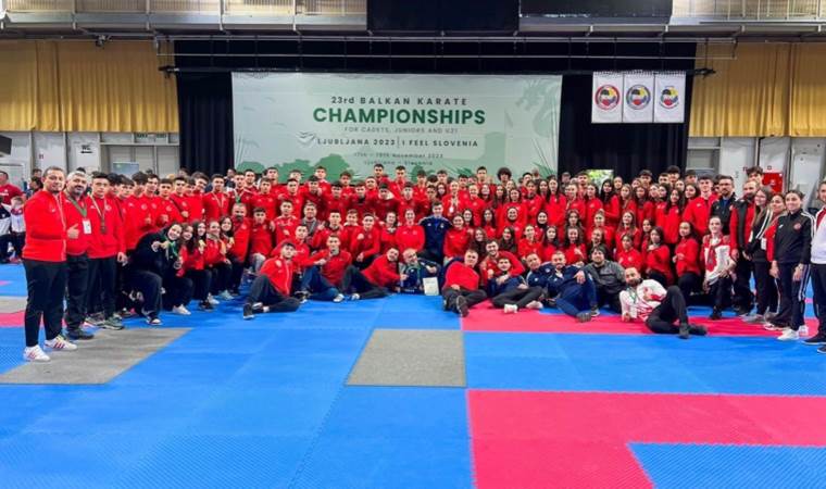 Türkiye, karatede Balkan şampiyonu oldu