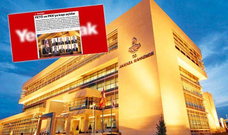 TBB’den AYM üyelerini hedef gösteren A Haber ve Yeni Şafak’a suç duyurusu!