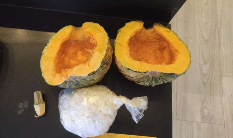 Bal kabakları içerisinde 14 kilo metamfetamin ele geçirildi