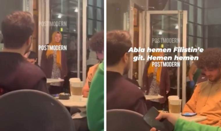 Bir Starbucks protestosu daha! ‘Abla seni Gazze’de görelim’