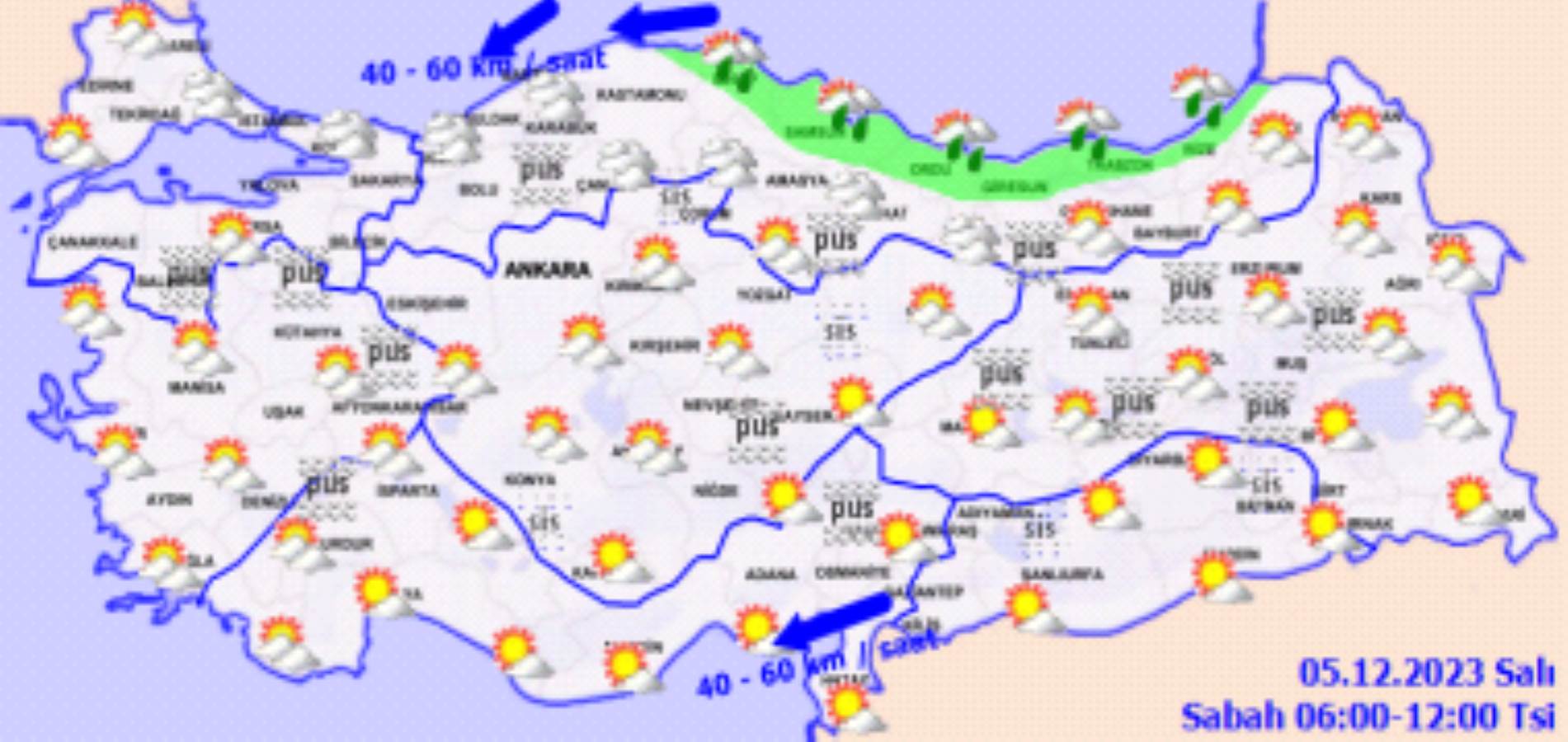 Meteoroloji açıkladı: 5 Aralık 2023 hava durumu raporu... Bugün hava nasıl olacak? Kar yağışı bekleniyor mu?