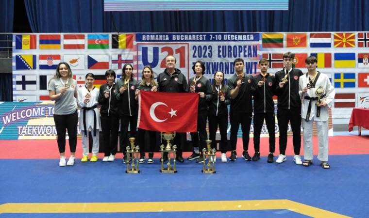 Ümit Milli Tekvando Takımı, Avrupa Şampiyonu oldu