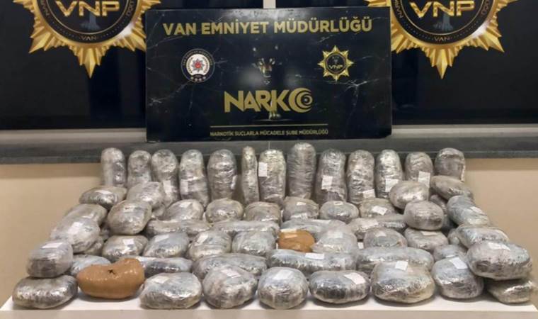 Van’da 161 kilo uyuşturucu ele geçirildi: 4 gözaltı
