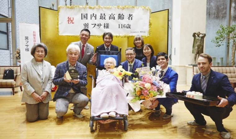 Japonya’nın ‘en yaşlısı’ son yolculuğuna uğurlandı: 116 yaşında öldü
