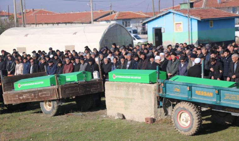 Bir aile yok oldu… Damadın yaptığı katliamda ölen 4 kişi toprağa verildi
