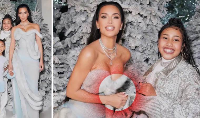 Kardashian’ın Noel fotoğrafı tartışmalara yol açtı