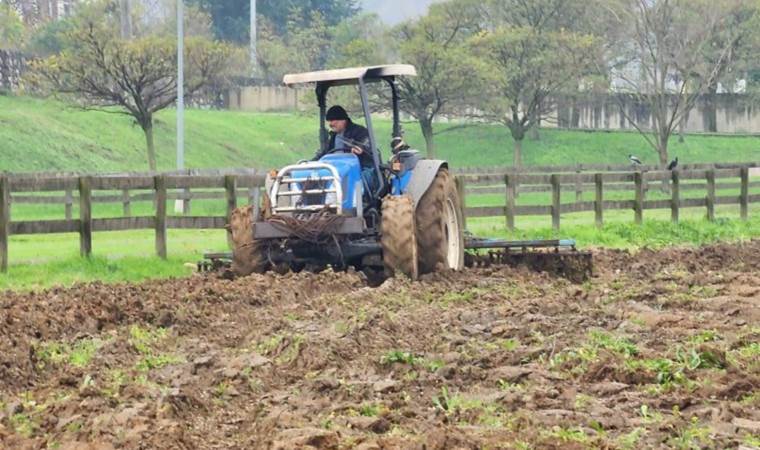 Bu tarlada yetişenler ihtiyaç sahiplerine ulaşıyor! 38 dönümlük alanda ekim yapıldı…