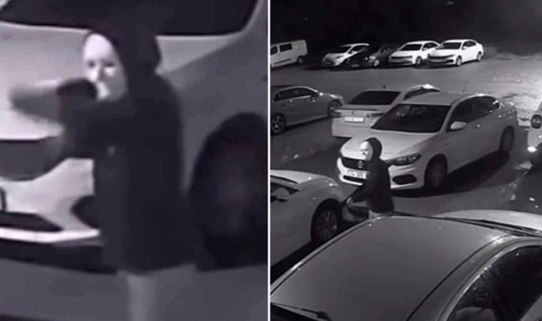 Yüzünde maske elinde tüfek: Kurşun yağdırdı