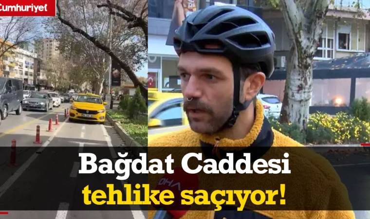 Bağdat Caddesi’nde bisiklet yolu, araç sürücülerinin gözdesi oldu