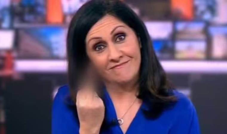 BBC’de skandal: Canlı yayında orta parmak