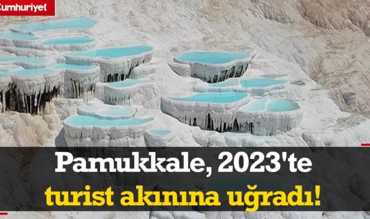 Türkiye’nin gözdesi Pamukkale, 2023’te turist akınına uğradı!