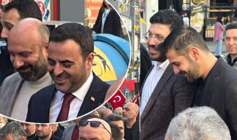 AKP’li başkanların şehit yürüyüşü eğlencesi! Böyle gülüştüler…