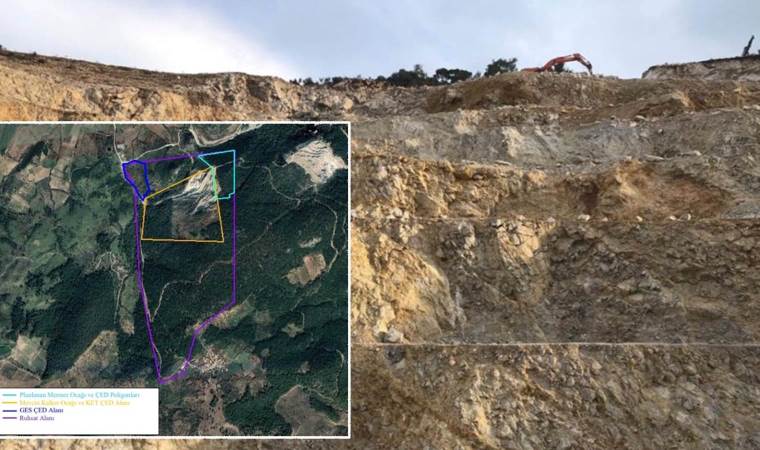 Bergama’nın ormanları ve zeytinliklerine mermer ocağı tehdidi!