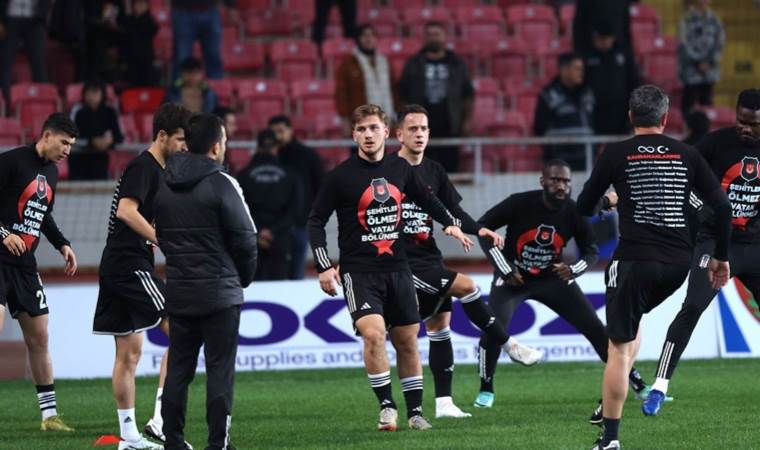 Hatayspor – Beşiktaş maçı öncesi şehitler unutulmadı