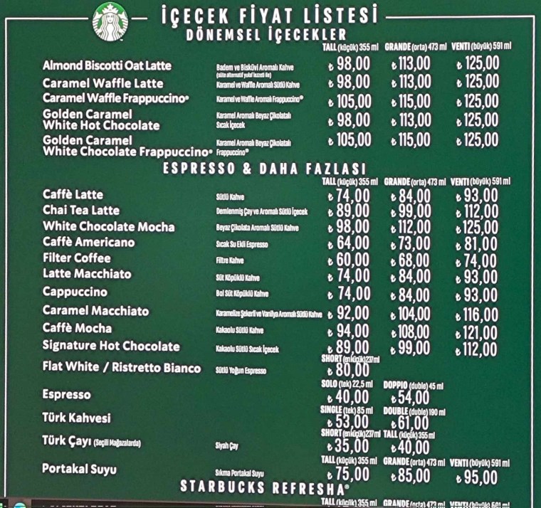 'Starbucks'a zam geliyor' iddiası!