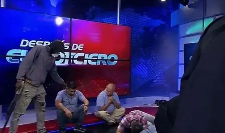 OHAL ilan edilmişti: Ekvador’da stüdyoya silahlı baskın!