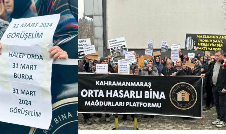 Depremzede yurttaşlar AKP binasına sarı zarf bıraktı: 31 Mart’ta görüşürüz