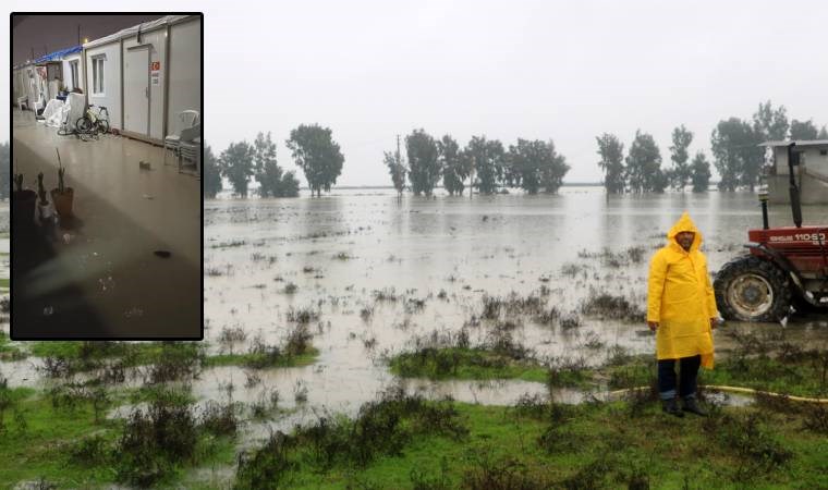 Hatay’da sağanağın neden olduğu su baskınları depremzedeleri isyan ettirdi: Çile ne zaman bitecek?