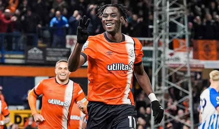 Luton Town, Brighton’a gol oldu yağdı!