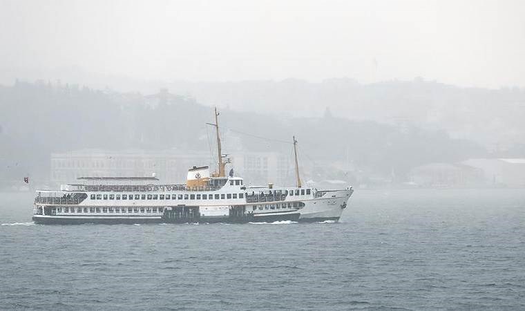 İstanbul’da vapur seferlerine hava muhalefeti engeli!