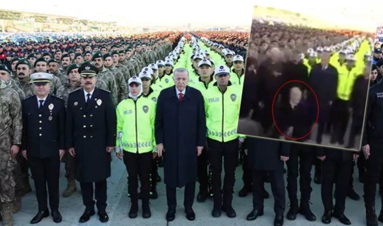 Hulki Cevizoğlu’nun Erdoğan’la aynı karede gözükmek için yaptığı hareketler sosyal medya gündeminde!