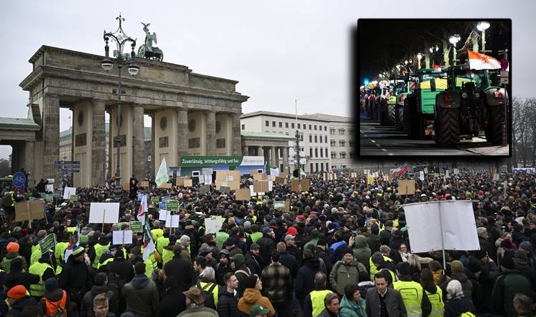 Almanya’da kitlesel grev: Çiftçiler, makinistler…