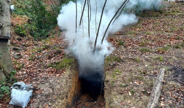 Zonguldak’ta 7 kaçak ocak imha edildi