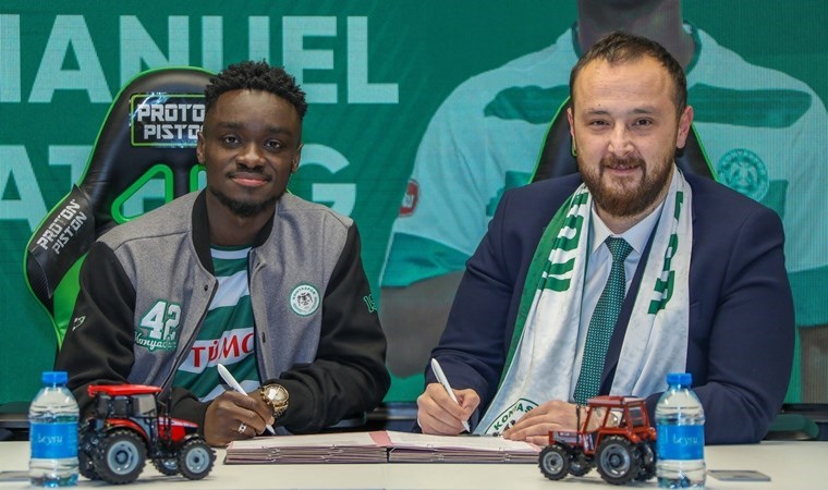 Konyaspor, Emmanuel Boateng’le sözleşme imzaladı