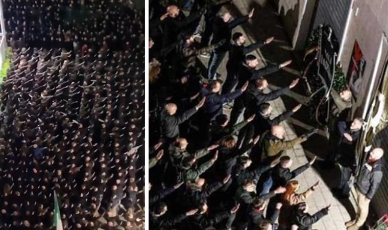 İtalya’yı ayağa kaldıran görüntü: Nazi selamlı eylem