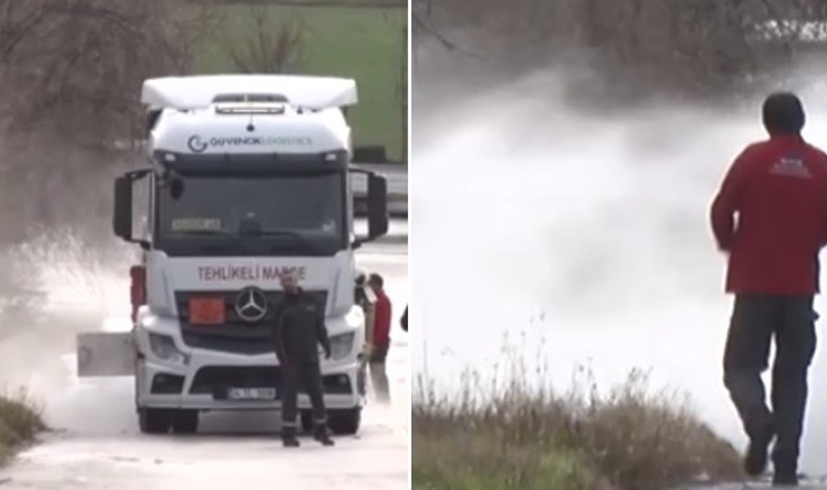 Faciadan dönüldü: LPG tankerinde gaz sızıntısı!