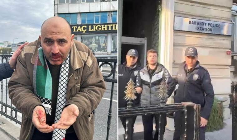Elinde ‘Tevhid’ bayrağı taşıyan şahıs darbedildi: Vali gözaltına alındığını duyurdu