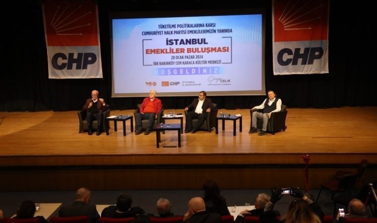 CHP İstanbul İl Başkanlığı, emeklilerle buluştu: Emeklilerin mücadelesi, birinci mücadelemiz olacak