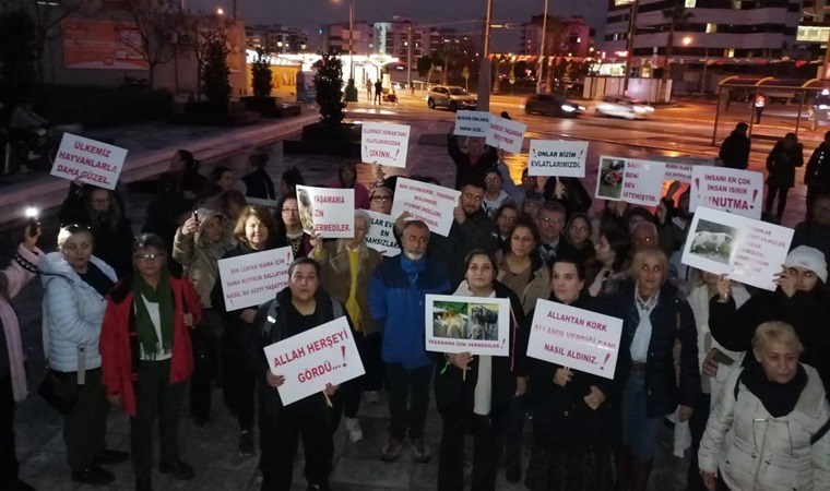 Hayvanseverlerden protesto: ‘Yaşam bütün canlılara haktır’
