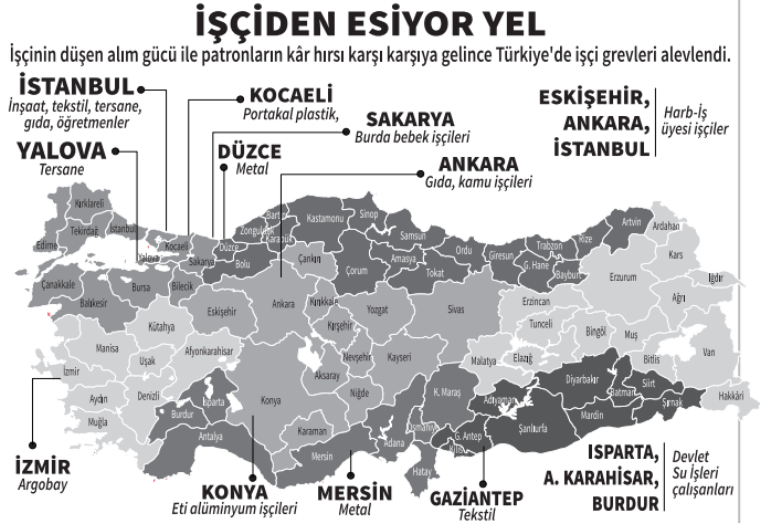 İşçiler direniyor: Düşük ücret, kötü çalışma koşulları ve sendikasızlığa isyan...