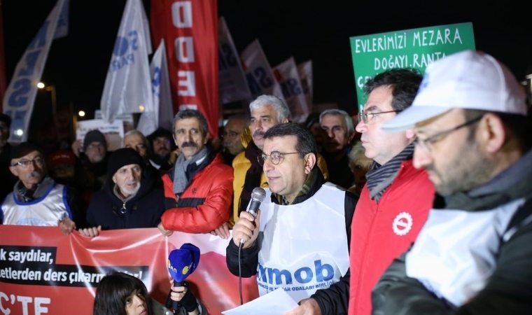 Emek ve meslek örgütlerinden 'İliç' protestosu: Felaketin tüm sorumluları hesap vermeli