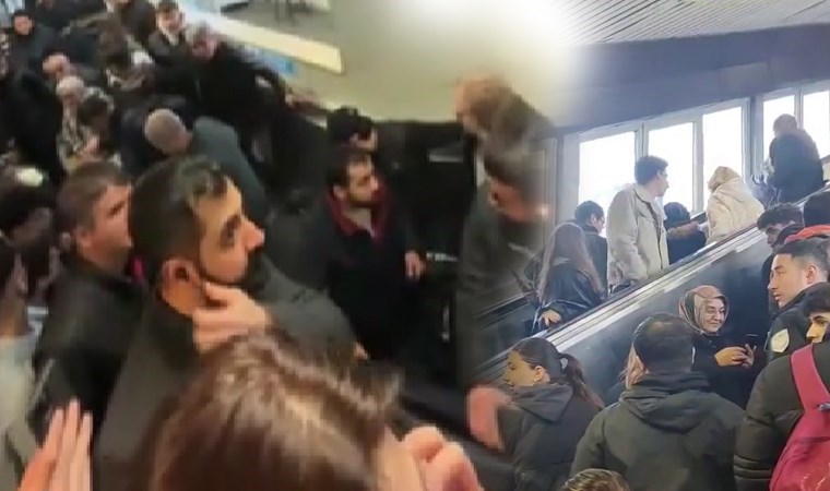 Yenikapı-Atatürk metrosunda arıza: Yürüyen merdiven ters yöne hareket etti