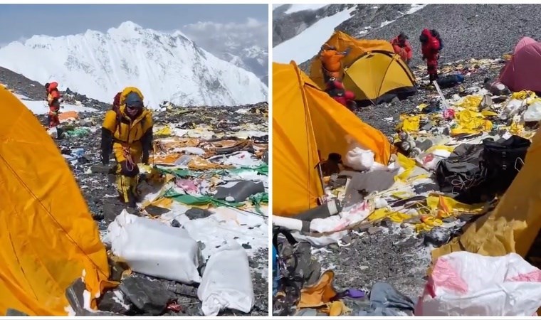 Everest Dağı’nda ‘insan dışkısı’ tedbiri: Tuvalet torbaları kullanılacak