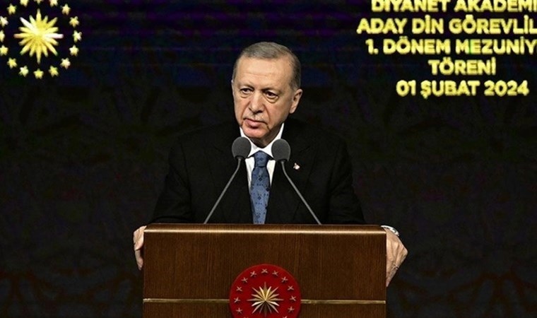 Son Dakika… Erdoğan, Diyanet Akademisi’nde konuştu: Açıktan şeriatı savundu