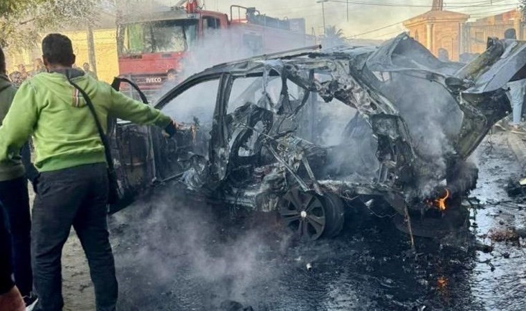Lübnan’ın güneyinde bir araca İHA saldırısı: 3 ölü