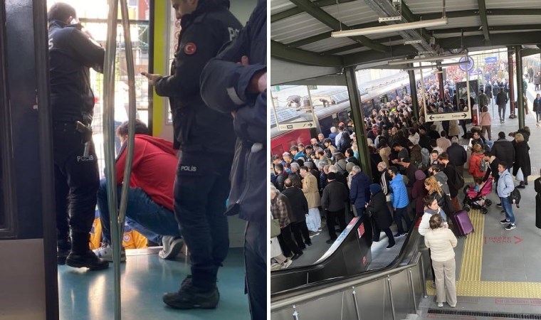 Marmaray’da bir kişi raylara atlayarak intihar etti